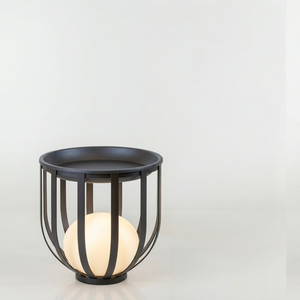 Eliante Outdoor Planter Lantern Light – Stone Black, E27 (GOD-C1227)