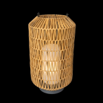 Eliante Hanging Lantern – Black-Natural Cane, E27 (GOD-C1234)