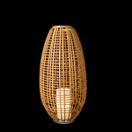 Eliante Hanging Lantern – Black-Natural Cane, E27 (GOD-C1241)