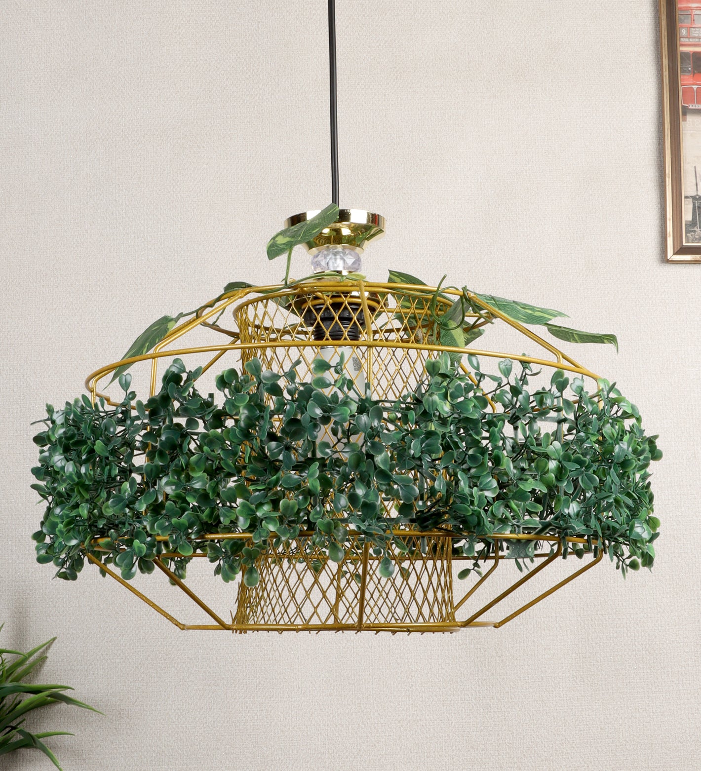 Eliante by Jainsons Lights | Black Iron Hanging Light | GRAIS-HL