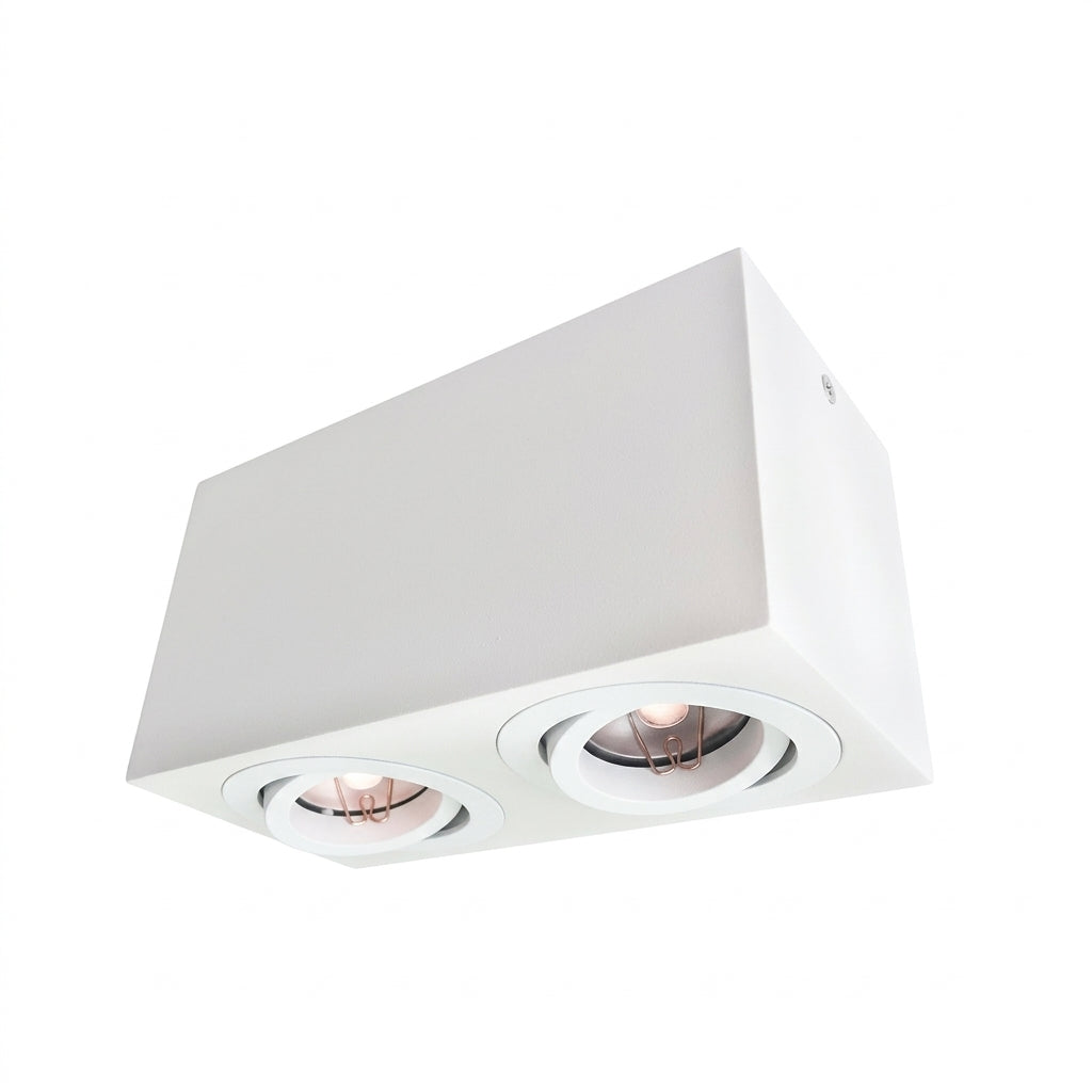 Eliante Twin Surface Downlight – Sand White, 2 × GU10 (GS-713)