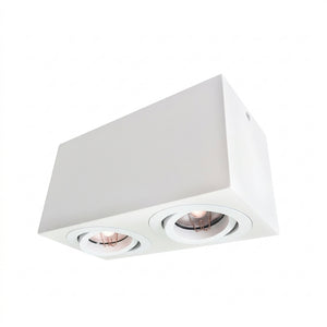 Eliante Twin Surface Downlight – Sand White, 2 × GU10 (GS-713)