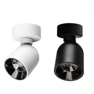 Eliante Surface Swivel Spotlight – Black / White, 12W (GS-771)