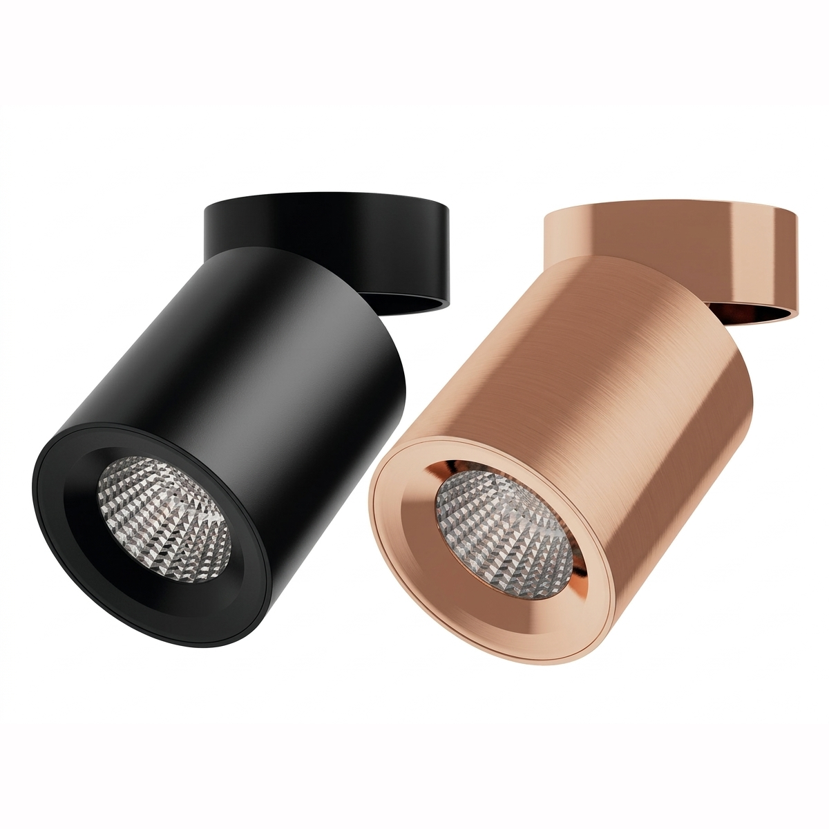 Eliante Swivel Surface COB Spotlight – 4 Finishes, 15W (GS-794)
