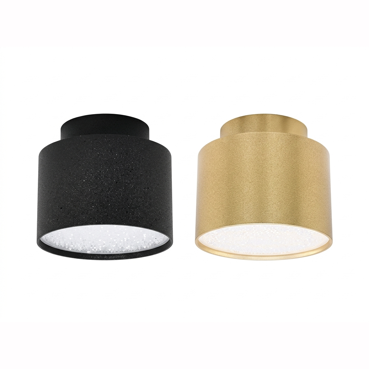 Eliante Up-Down Cylinder Light – Gold / Black / White, 6+3W (GS-811)