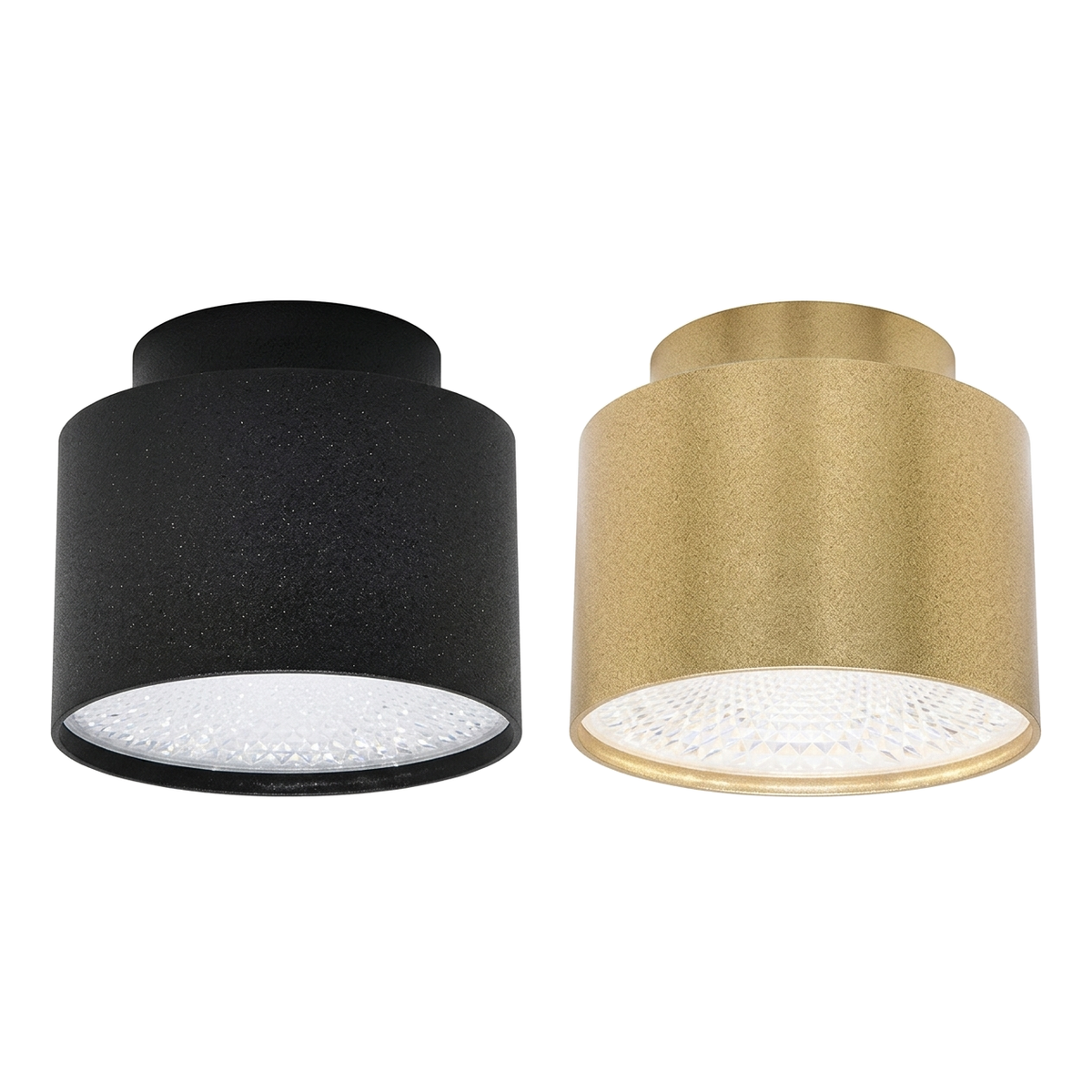 Eliante Up-Down Cylinder Light – Gold / Black / White, 15+3W (GS-813)