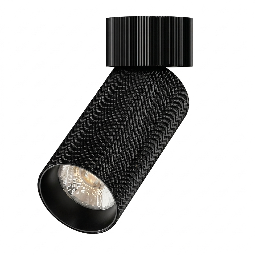 Eliante Surface Swivel Spotlight – Black, 7W (GS-823)