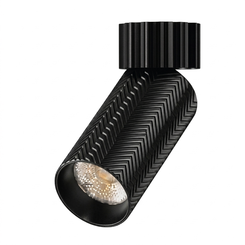 Eliante Surface Swivel Spotlight – Black, 12W (GS-824)