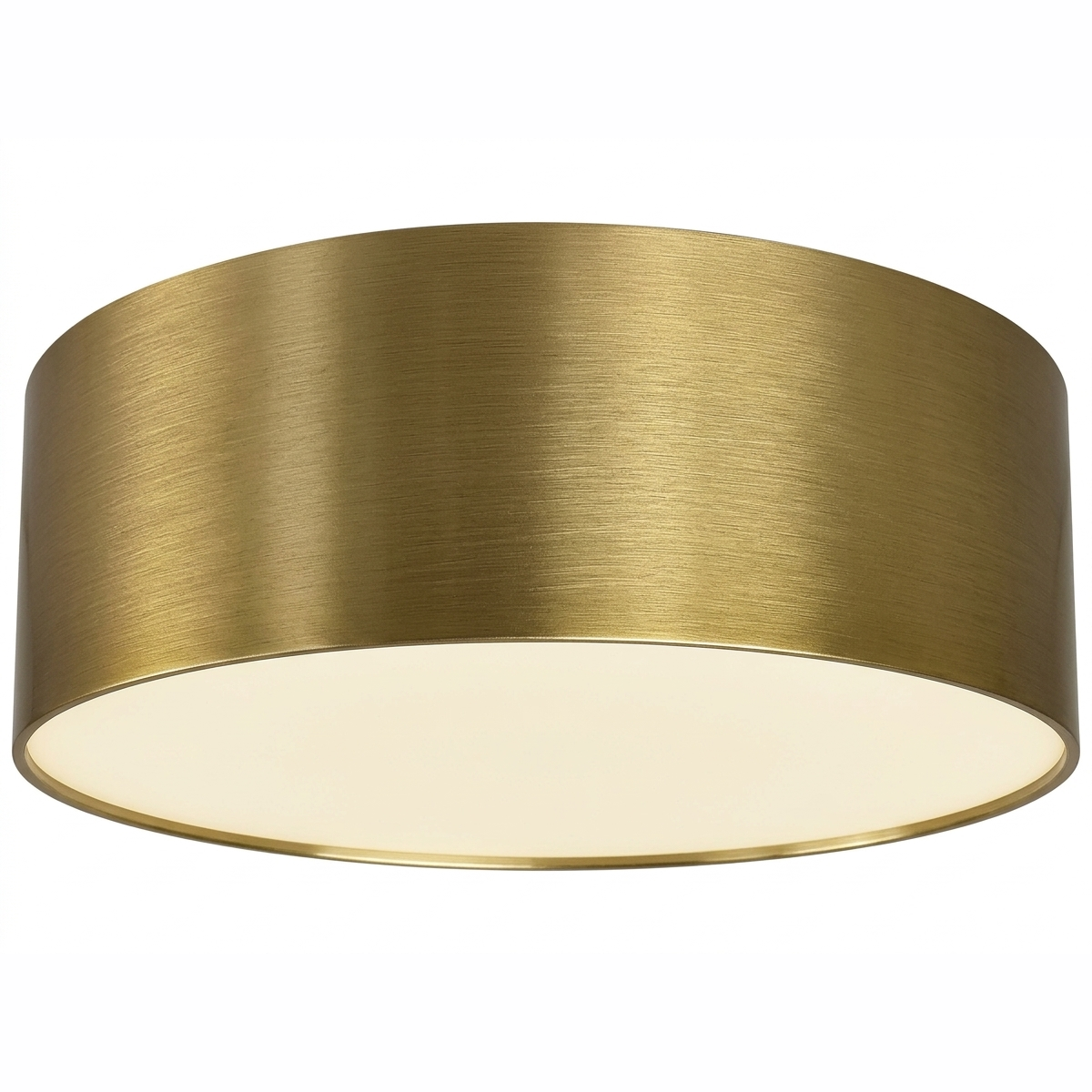 Eliante Surface Drum Light – Brass / Black / White, 18W (GS-830)