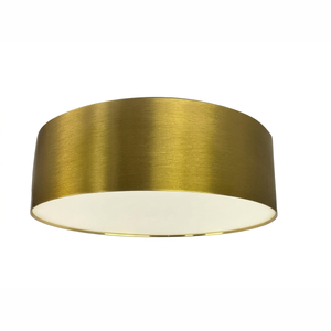 Eliante Surface Drum Light – Brass / Black / White, 24W (GS-831)