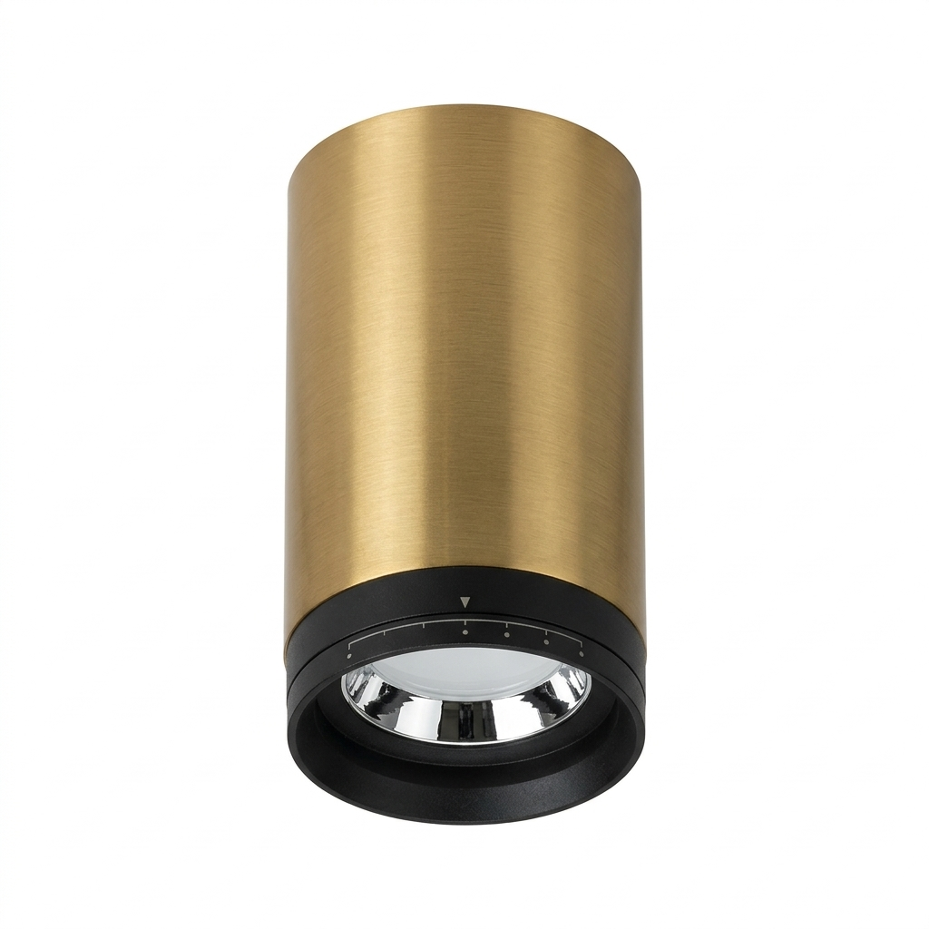 Eliante Surface Spotlight – Antique Brass-Black, 15W (GS-833)