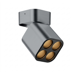 Eliante Swivel Spotlight – Brushed Gold-Brushed Grey, 20W (GS-847)