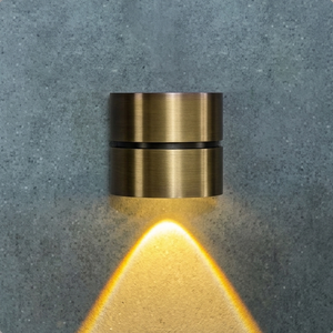 Eliante Narrow Beam Outdoor Wall Light – Antique Brass, 3W (GWL-610)