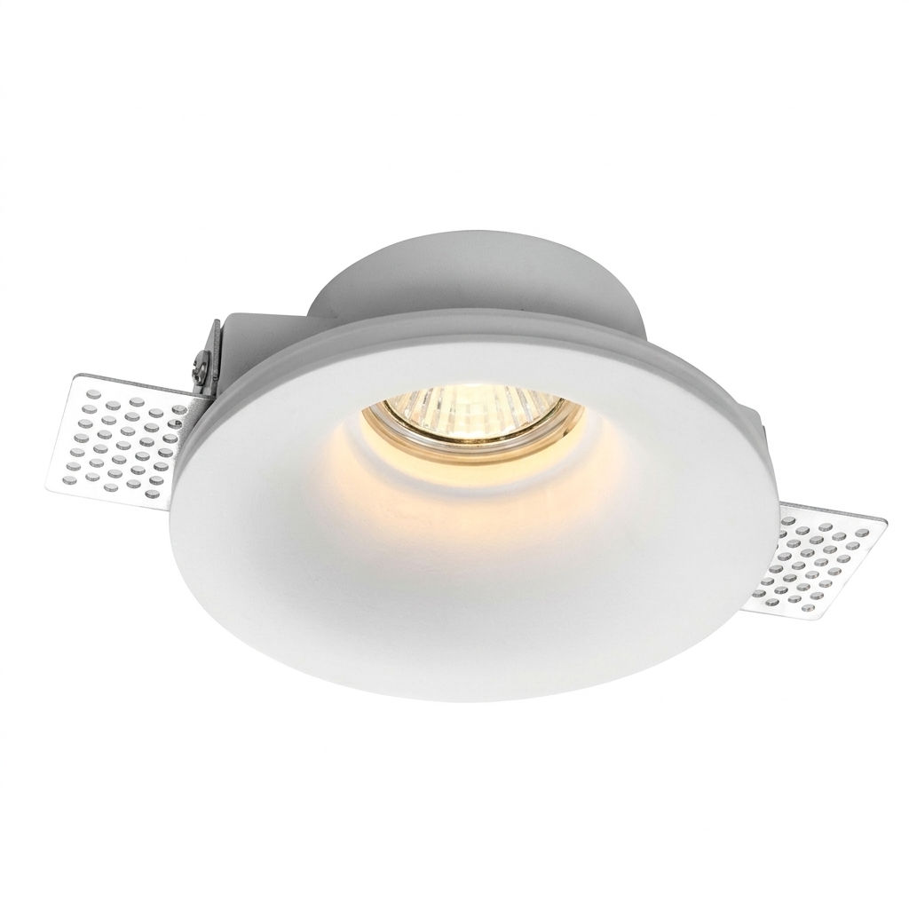 Eliante Gypsum Recessed Spotlight – White, MR16 (Gypsum-3)