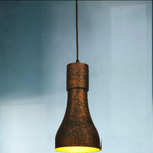 JS-GL-LL7002-RUSTIC - RUSTIC COPPER & GOLD Metal Hanging Light