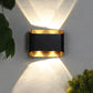 Eliante by Jainsons Lights-Up Down Outdoor Wall Light-HEXEN-2X2-Inbuilt LED