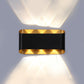 Eliante by Jainsons Lights-Narrow Beam Outdoor wall Lights-HEXEN-3X3-Inbuilt LED