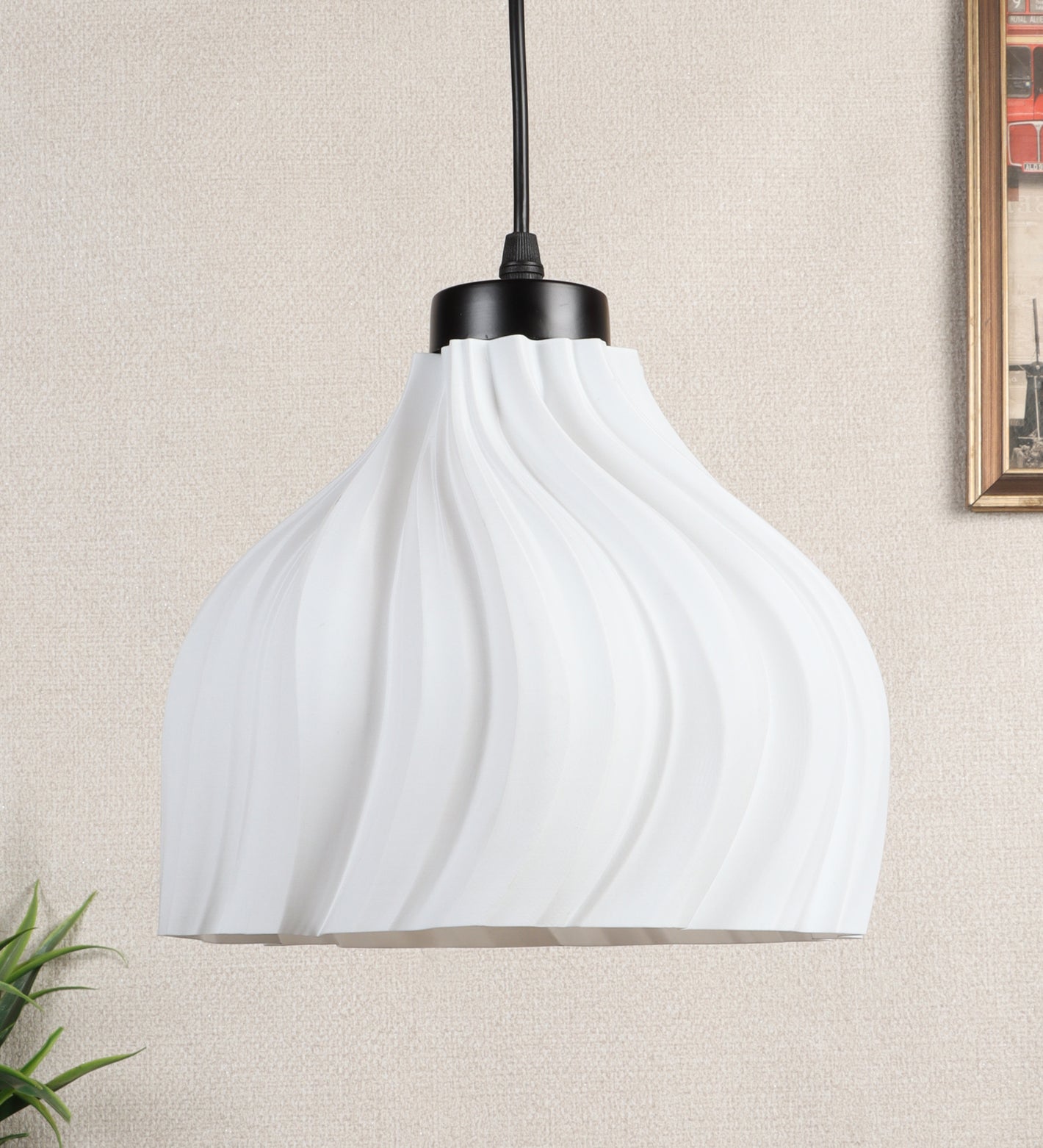 Eliante by Jainsons Lights | Black Iron Hanging Light | HL-07