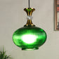 Eliante by Jainsons Lights | Gold Iron Hanging Light | HL-1112-Green