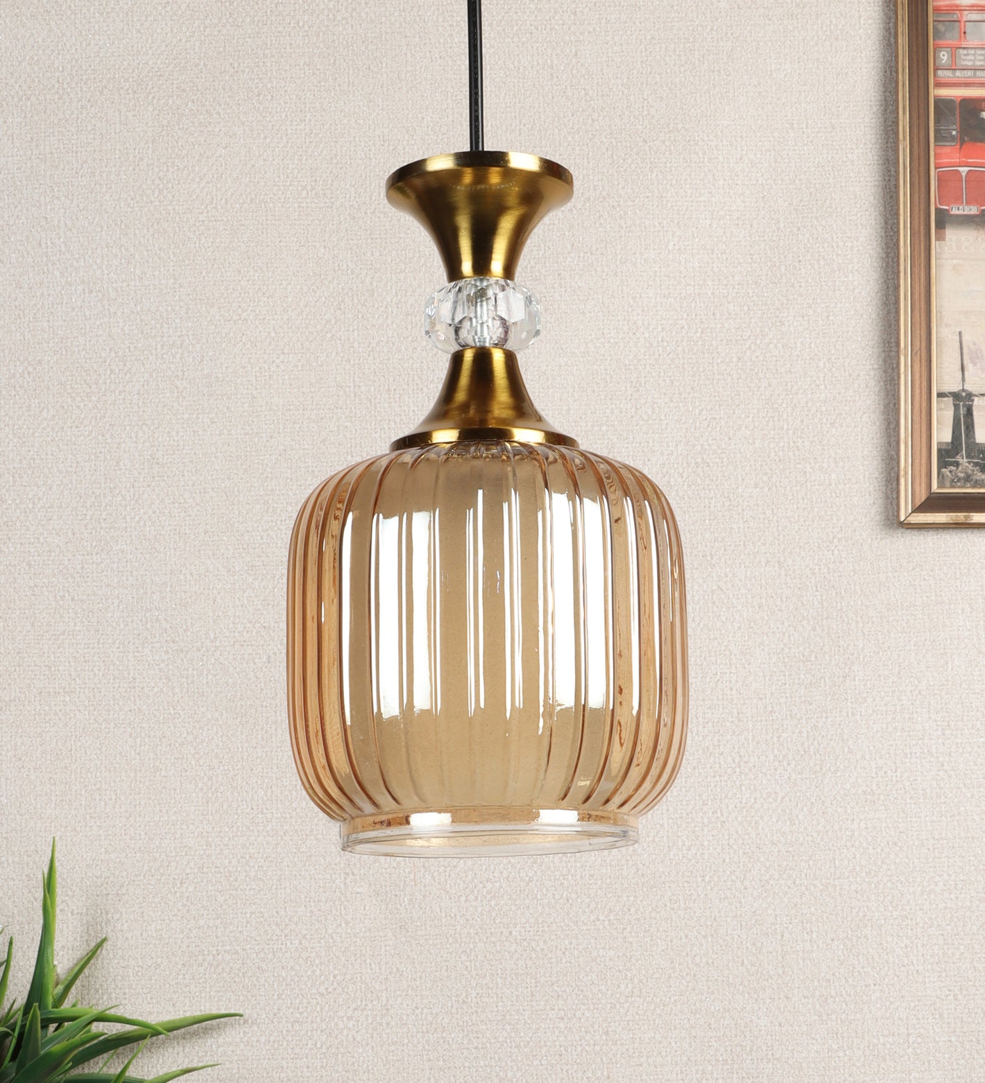 Eliante by Jainsons Lights | Gold Iron Hanging Light | HL-1113