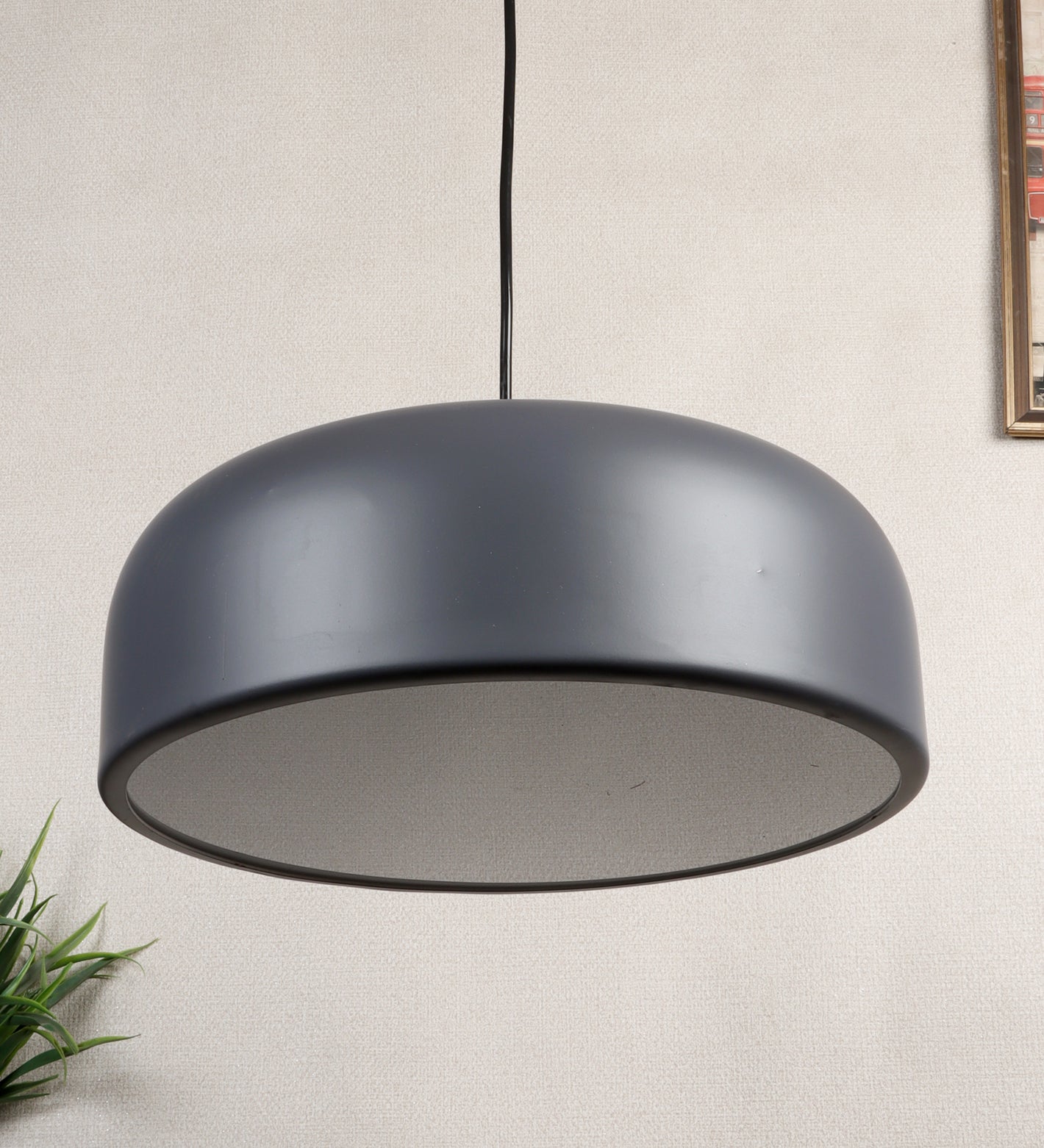 Eliante by Jainsons Lights | Grey Iron Hanging Light | HL-1114