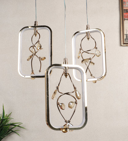 Eliante by Jainsons Lights | Grey Iron Hanging Light | HL-3LP