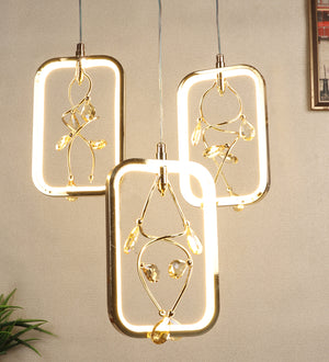 Eliante by Jainsons Lights | Grey Iron Hanging Light | HL-3LP