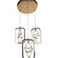 Eliante by Jainsons Lights | Grey Iron Hanging Light | HL-3LP