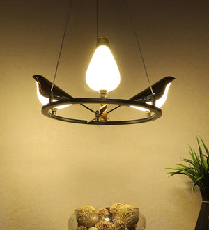 Eliante by Jainsons Lights-Modern Hanging Lights-HL-512-3-LED-Inbuilt LED