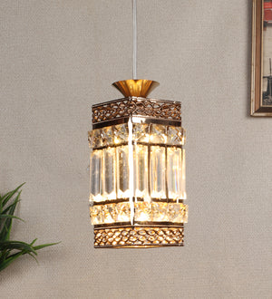 Eliante by Jainsons Lights | Gold Iron Hanging Light | HL-7082