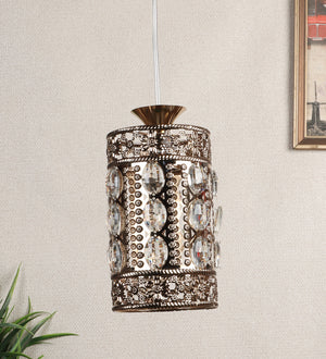 Eliante by Jainsons Lights | Gold Iron Hanging Light | HL-7094