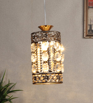 Eliante by Jainsons Lights | Gold Iron Hanging Light | HL-7094