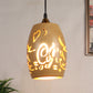 Eliante by Jainsons Lights | Wooden Iron Hanging Light | HL-AOB