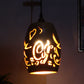 Eliante by Jainsons Lights | Wooden Iron Hanging Light | HL-AOB