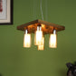 JS-VP S-318-1W Modern Wall Lights 1xE27 Mild Steel & Glass Material Antique, Brown & Champaign Finish