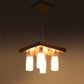 JS-VP S-318-1W Modern Wall Lights 1xE27 Mild Steel & Glass Material Antique, Brown & Champaign Finish
