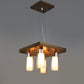 JS-VP S-318-2W Modern Wall Lights 2xE27 Mild Steel & Glass Material Antique, Brown & Champaign Finish