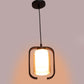 JS-VP M-205-1LP Glass Hanging Lights 1xE27 Mild Steel, Wood & Glass Material Brown & Champaign Finish