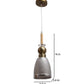 JS-VP M-215-3LP Cluster hanging Lights 3xE27 Mild Steel, Wood & Glass Material Antique, Brown & Smoky Black Finish