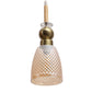 JS-VP M-216-1LP Glass Hanging Lights 1xE27 Mild Steel, Wood & Glass Material Antique, Brown & Champaign Finish