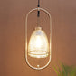 JS-VP M-210-1LP Glass Hanging Lights 1xE27 Mild Steel & Glass Material Gold & Smoky Black Finish