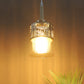 JS-VP M-214-1LP Glass Hanging Lights 1xE27 Mild Steel & Glass Material Gold & Champaign Finish