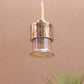 JS-VP M-214-1LP Glass Hanging Lights 1xE27 Mild Steel & Glass Material Gold & Champaign Finish