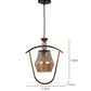 JS-VP S-553-1LP Modern Hanging Lights 1xE27 Mild Steel & Glass Material Antique Gold & Champaign Finish
