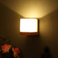 wooden Wood Wall Light - ICE-CUBE-WD - Included Bulb