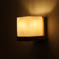 wooden Wood Wall Light - ICE-CUBE-WD - Included Bulb