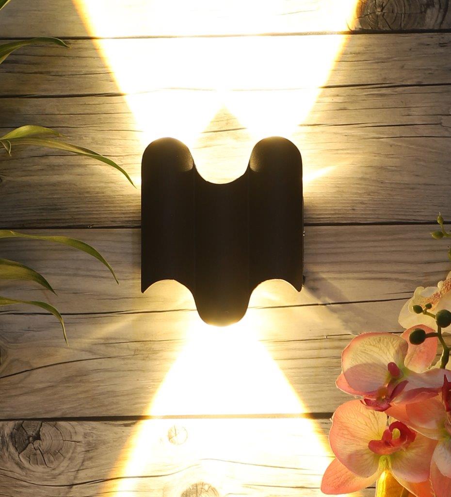 ELIANTE Grey Aluminium Outdoor Wall Light - IL -129- 3W
