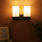 Brown Wall Light Gold Glass - 1775-2W - Included Bulb