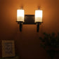 Brown Wall Light Gold Glass - S-106-2W - Included Bulb