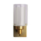 Golden Wall Light White Glass - S-166-1W - Included Bulb